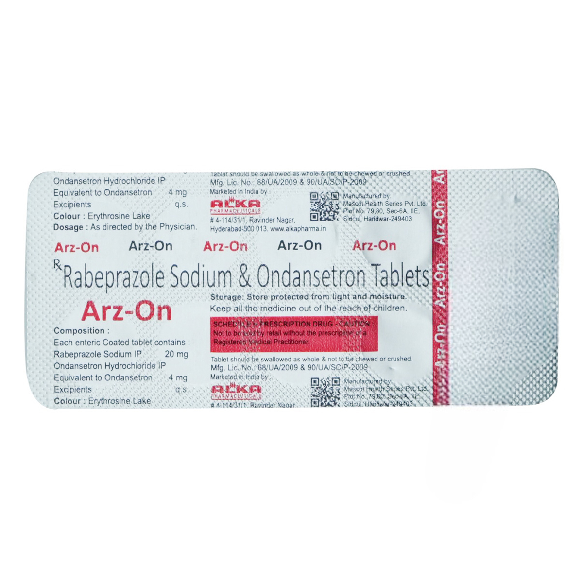 Arz-On Tablet 10's, Pack of 10 Arz-On Tablet 10's, Pack of 10