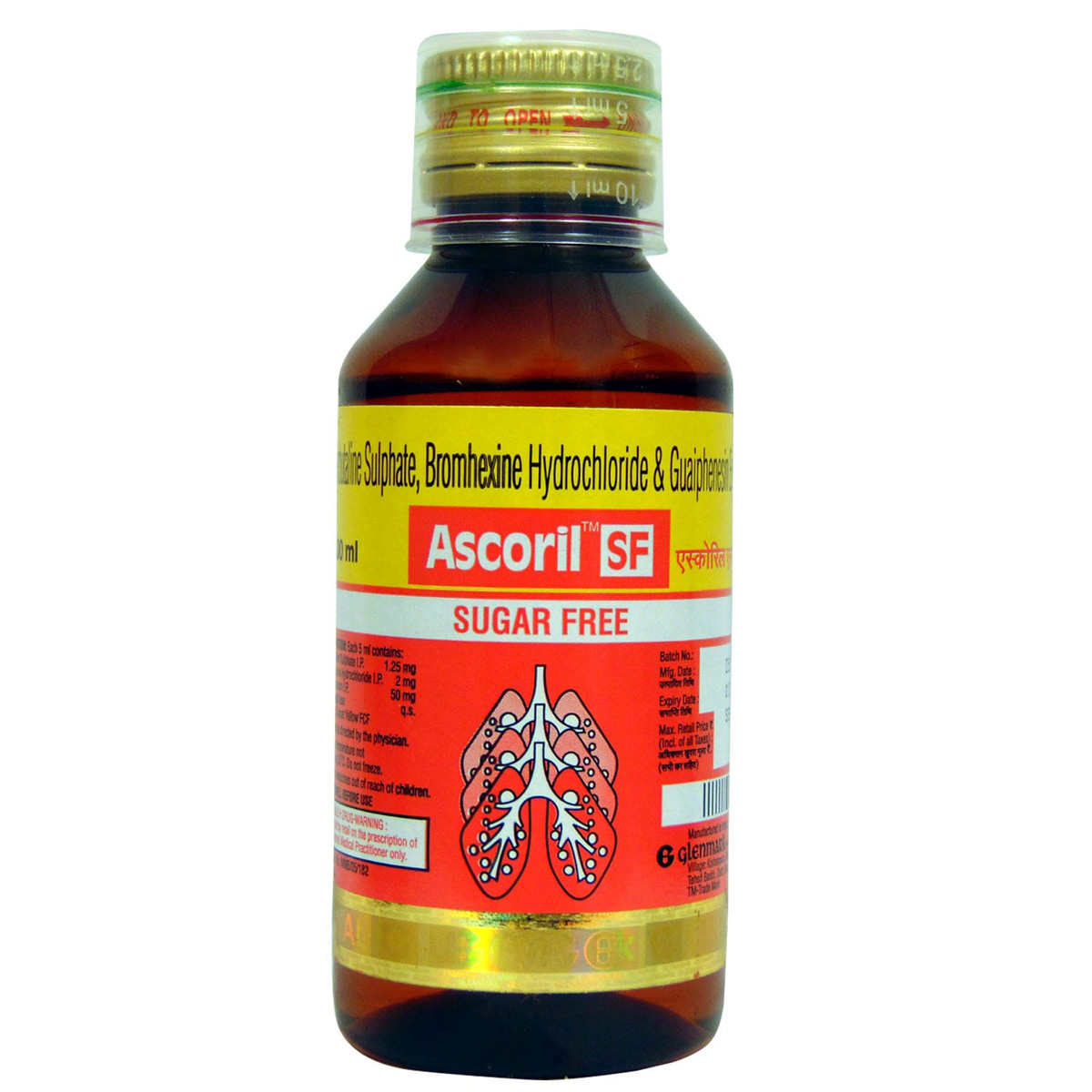 Buy Ascoril SF Expectorant 100 ml Online