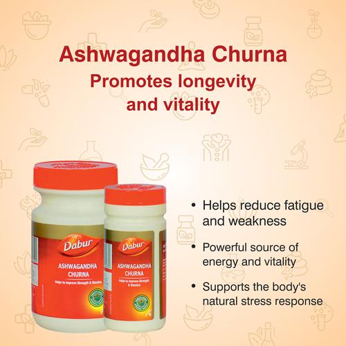 Dabur Ashwagandha Churna 100 gm, Pack of 1 Dabur Ashwagandha Churna 100 gm, Pack of 1