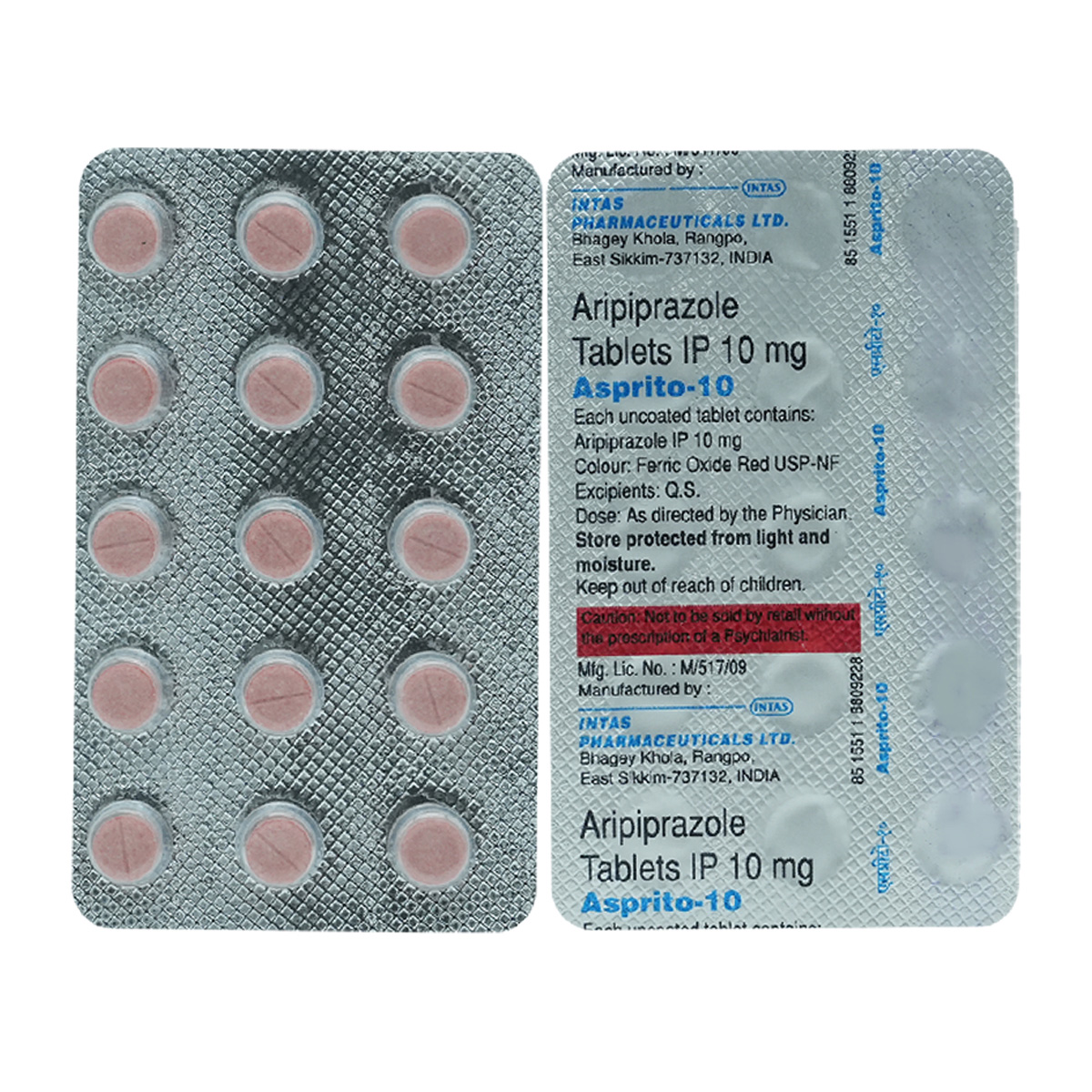 Asprito-10 Tablet 15's, Pack of 15 TABLETS Asprito-10 Tablet 15's, Pack of 15 TABLETS