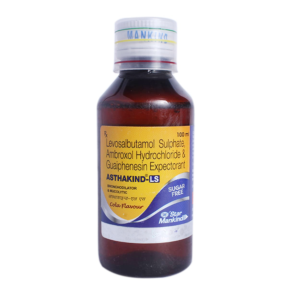 Buy Asthakind-LS SF Cola Flavour Expectorant 100 ml Online