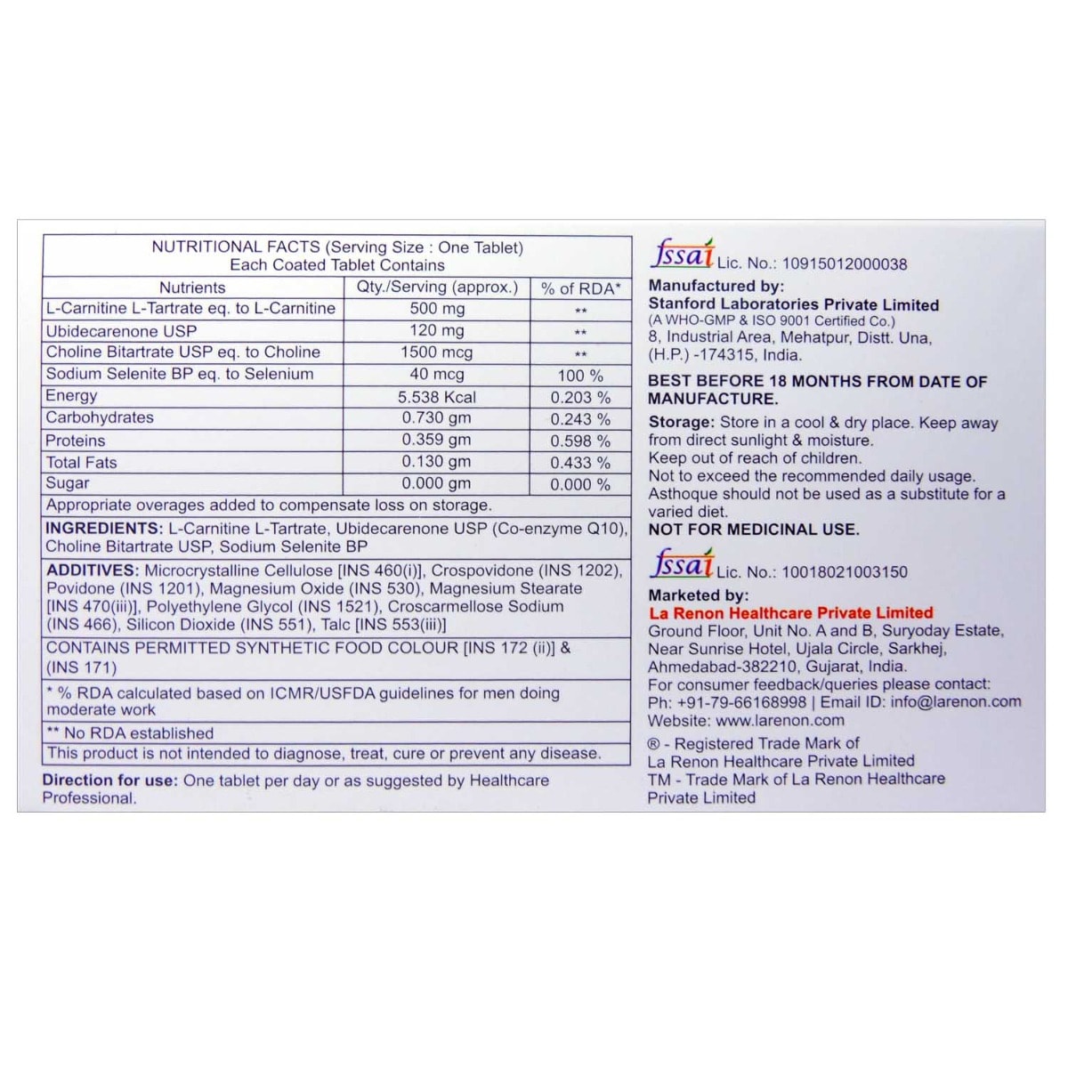 Asthoque Tablet 10's, Pack of 10 Asthoque Tablet 10's, Pack of 10