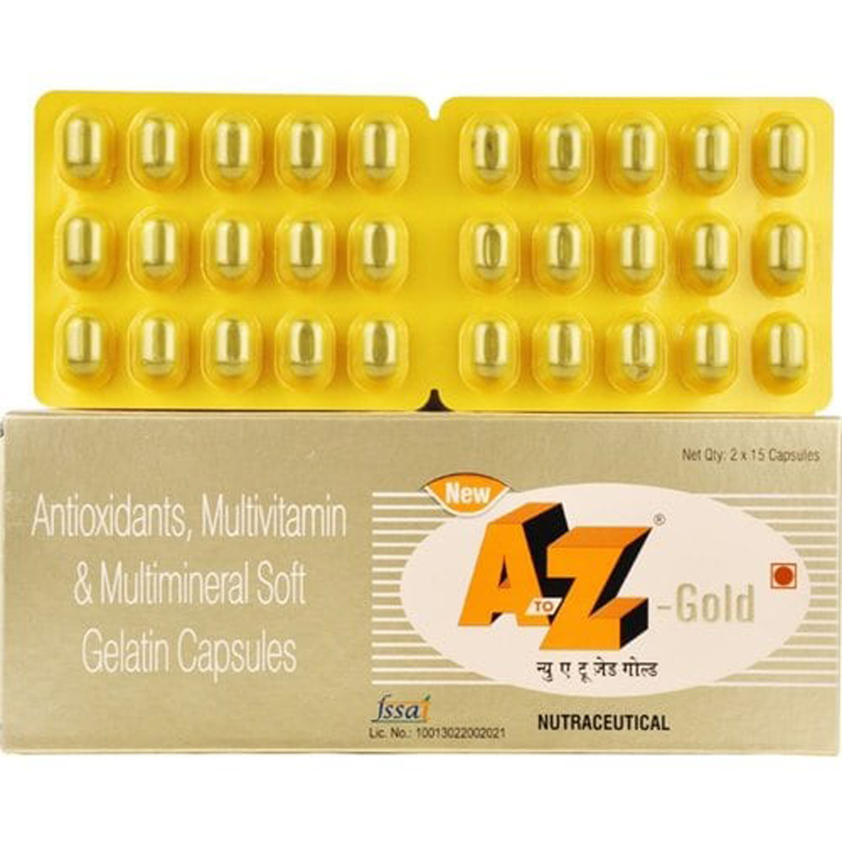 A To Z Gold Capsule 15's