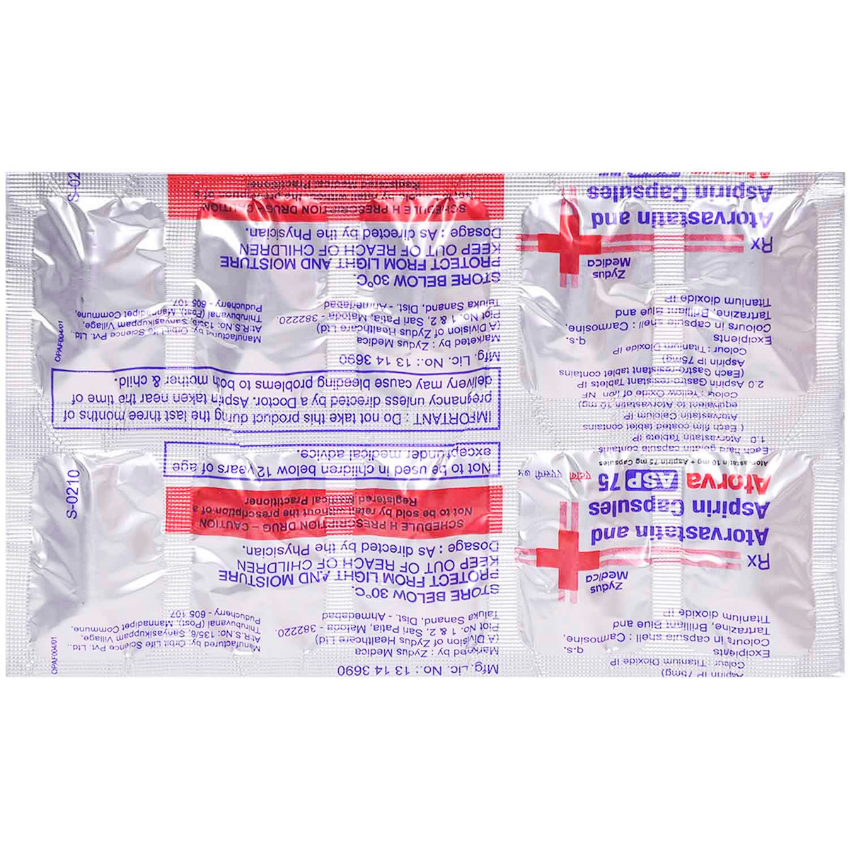 Atorva ASP 75 Capsule 10's, Pack of 10 CAPSULES Atorva ASP 75 Capsule 10's, Pack of 10 CAPSULES