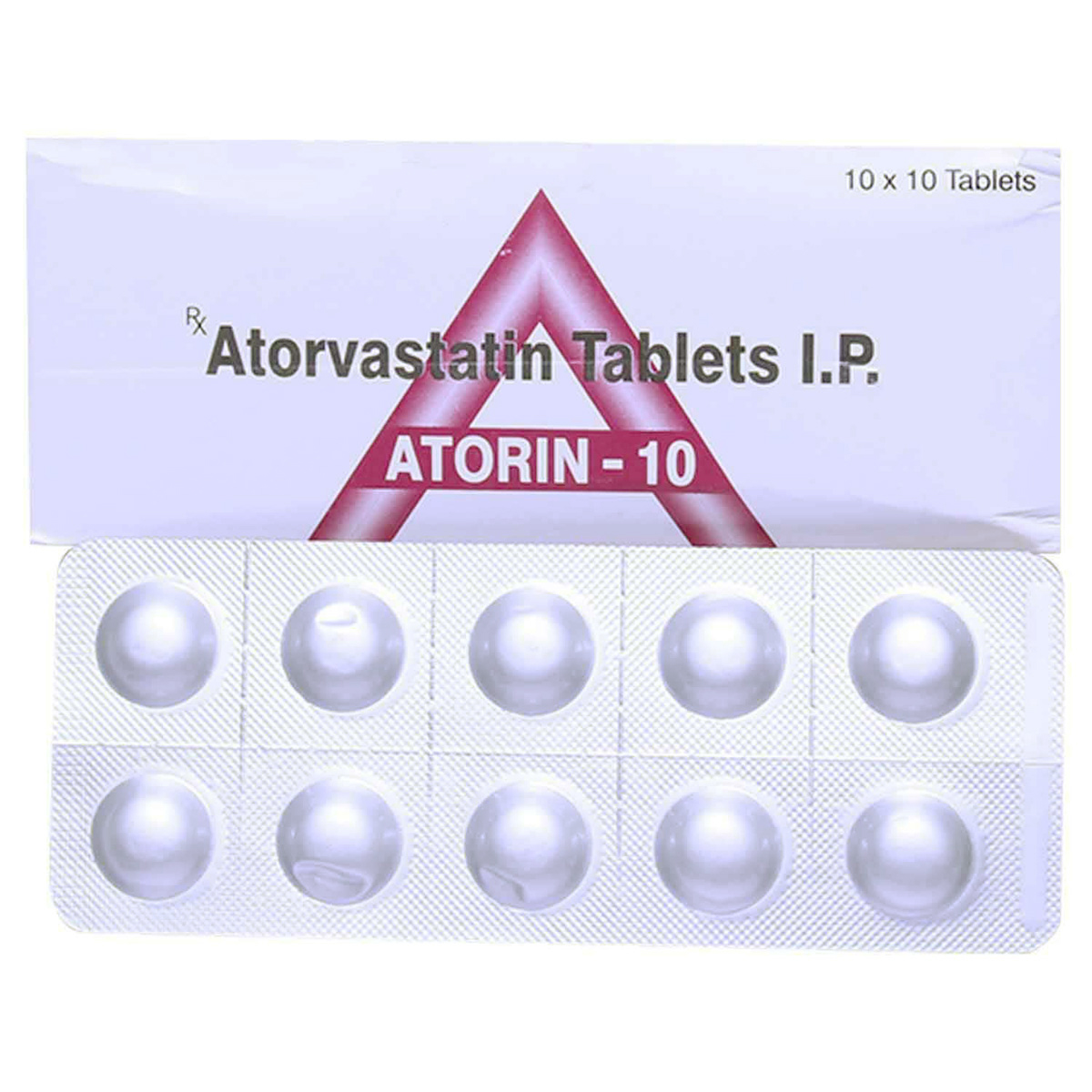 Atorin 10 Tablet | Uses, Side Effects, Price | Apollo Pharmacy