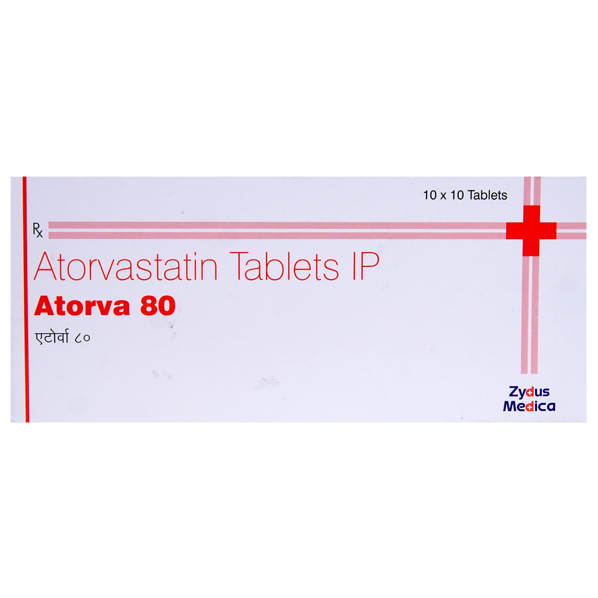 Atorva 80 Tablet 10's, Pack of 10 TABLETS Atorva 80 Tablet 10's, Pack of 10 TABLETS