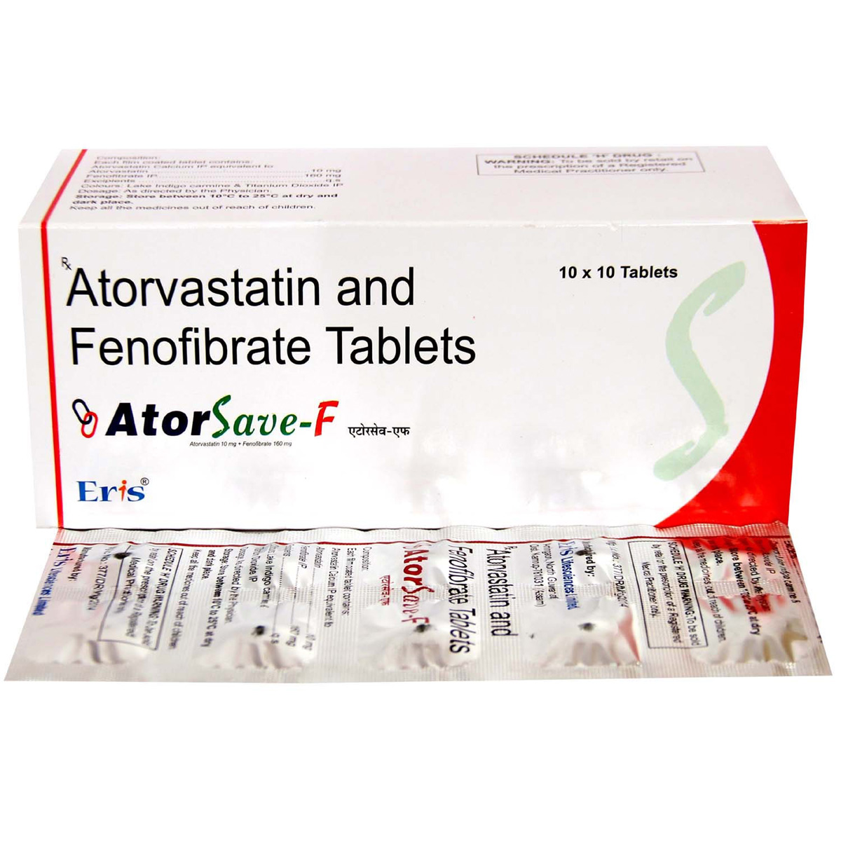 Buy Atorsave-F Tablet 10's Online