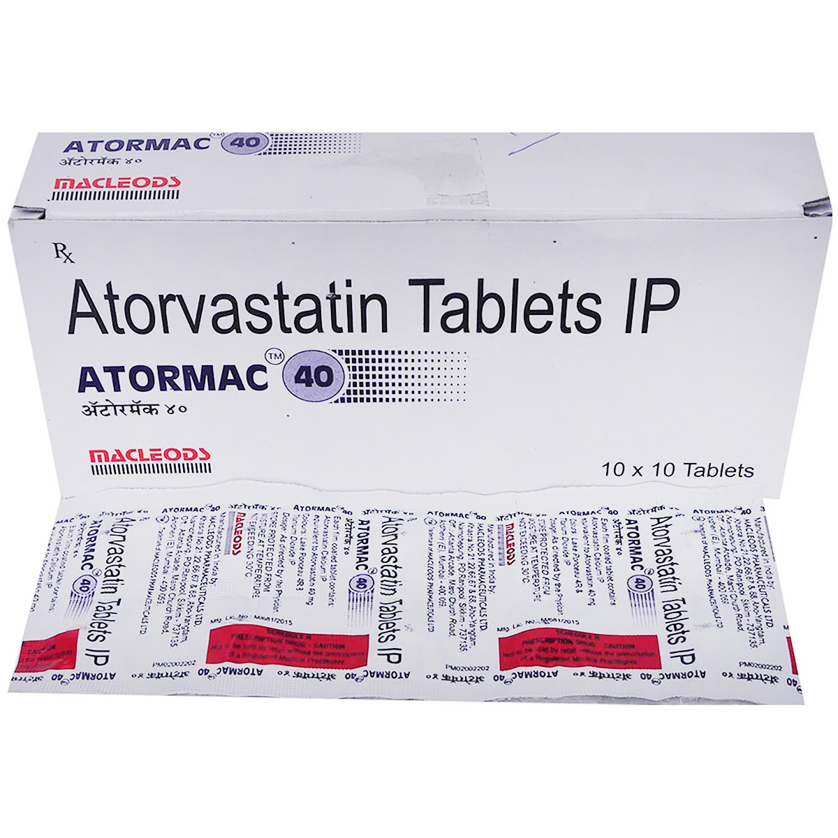 Atormac 40 Tablet 10's, Pack of 10 TABLETS Atormac 40 Tablet 10's, Pack of 10 TABLETS