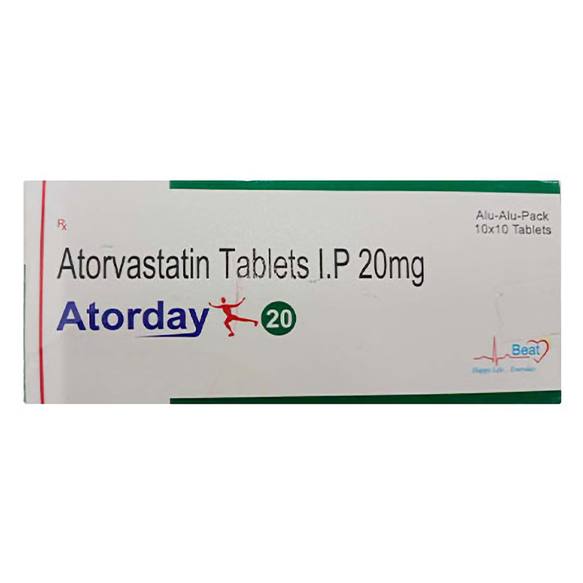 Atorday 20 Tablet 10's, Pack of 10 TABLETS Atorday 20 Tablet 10's, Pack of 10 TABLETS