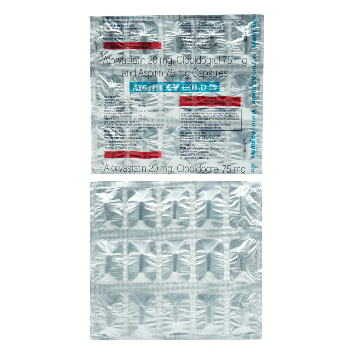 Atorfit CV Gold 20 Capsule 15's, Pack of 15 CapsuleS Atorfit CV Gold 20 Capsule 15's, Pack of 15 CapsuleS