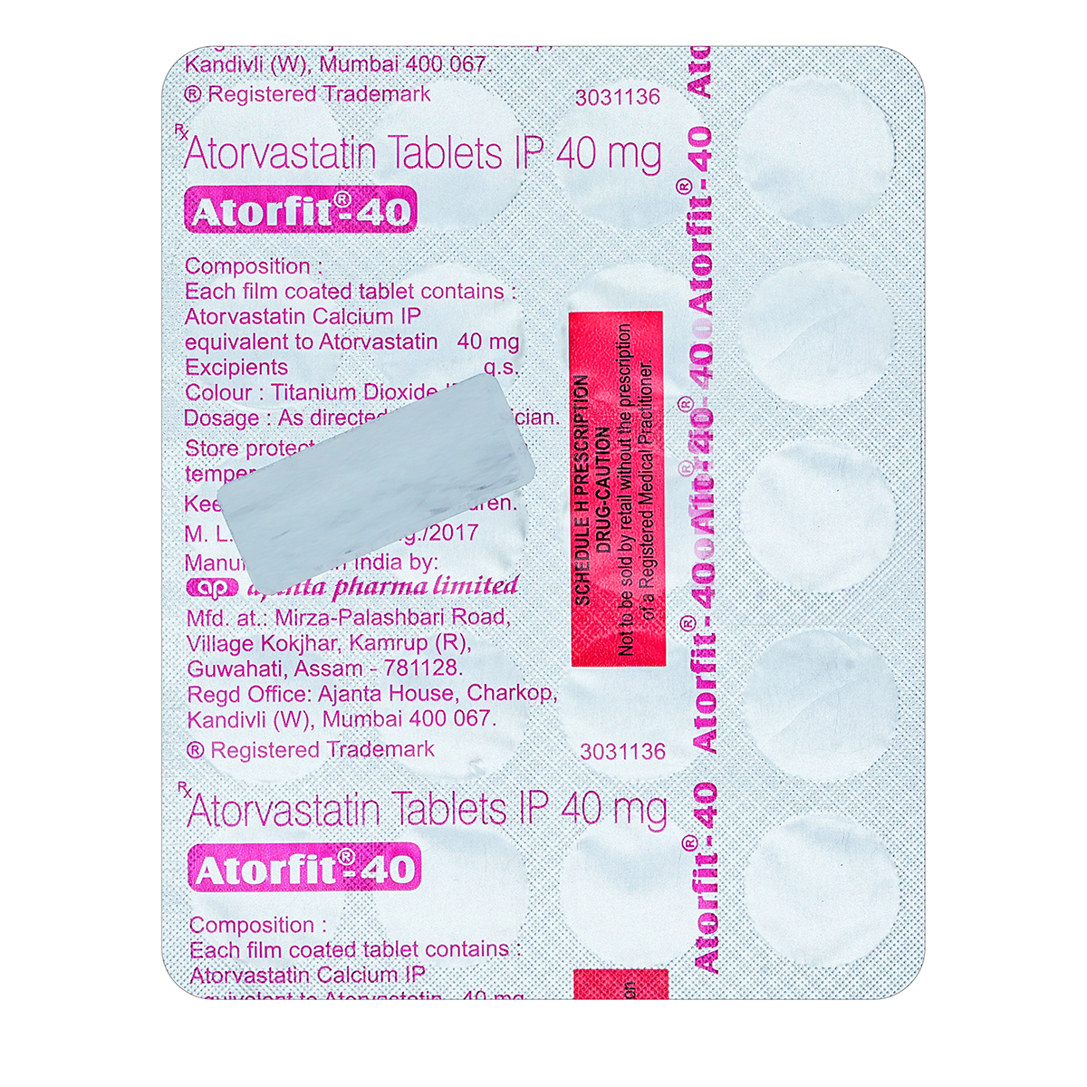 Atorfit-40 Tablet 20's, Pack of 20 TabletS Atorfit-40 Tablet 20's, Pack of 20 TabletS