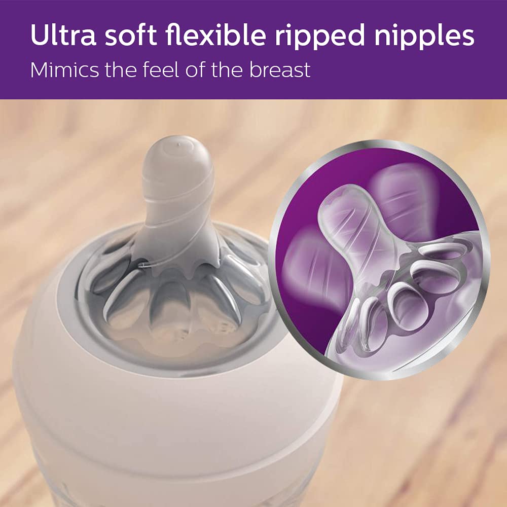 Philips Avent Natural Feeding Bottle, 260 ml, Pack of 1 Philips Avent Natural Feeding Bottle, 260 ml, Pack of 1