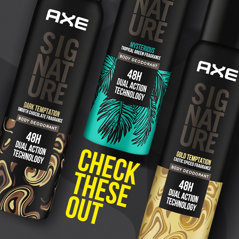 Axe Signature Intense Strong Woody Fragrance Body Deodorant for Men, 154 ml, Pack of 1 Axe Signature Intense Strong Woody Fragrance Body Deodorant for Men, 154 ml, Pack of 1