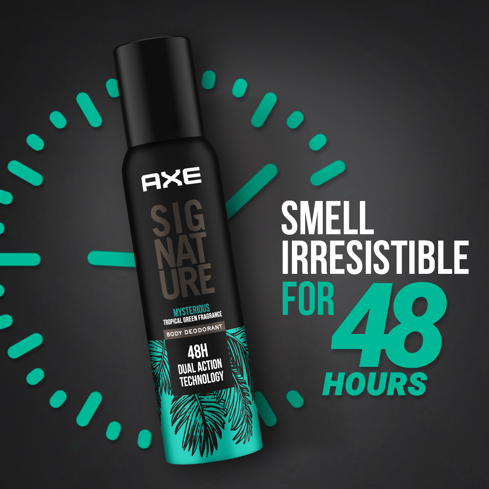 Axe Signature Mysterious No Gas Body Deodorant for Men, 154 ml, Pack of 1 Axe Signature Mysterious No Gas Body Deodorant for Men, 154 ml, Pack of 1