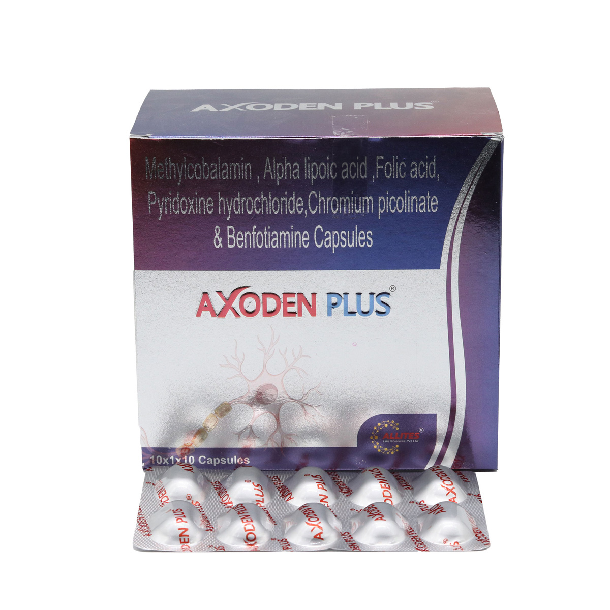 Axoden Plus Capsule 10's, Pack of 10 Axoden Plus Capsule 10's, Pack of 10