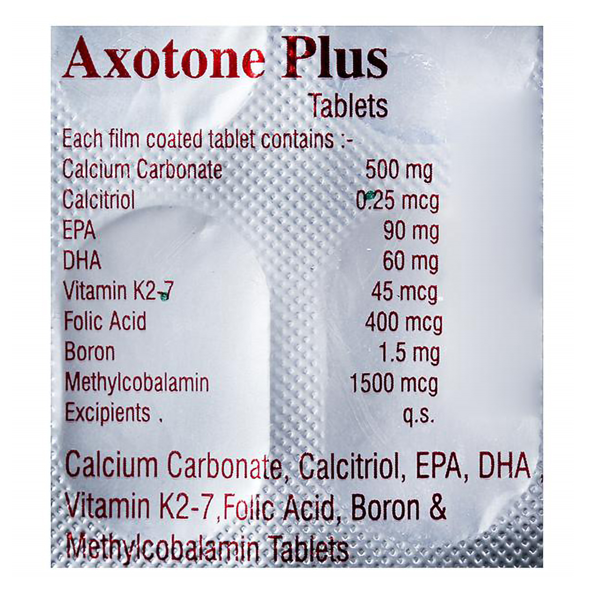 Axotone-Plus Tablet 10's Axotone-Plus Tablet 10's