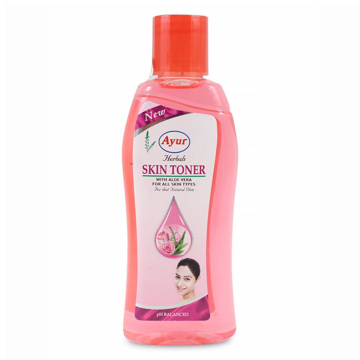 Ayur Herbal Aloe Vera Skin Toner 100 ml | With Aloe Vera, Rose Water & Natural Moisturiser | Tightens Pore | Natural Glow | For All Skin Type, Pack of 1 Ayur Herbal Aloe Vera Skin Toner 100 ml | With Aloe Vera, Rose Water & Natural Moisturiser | Tightens Pore | Natural Glow | For All Skin Type, Pack of 1