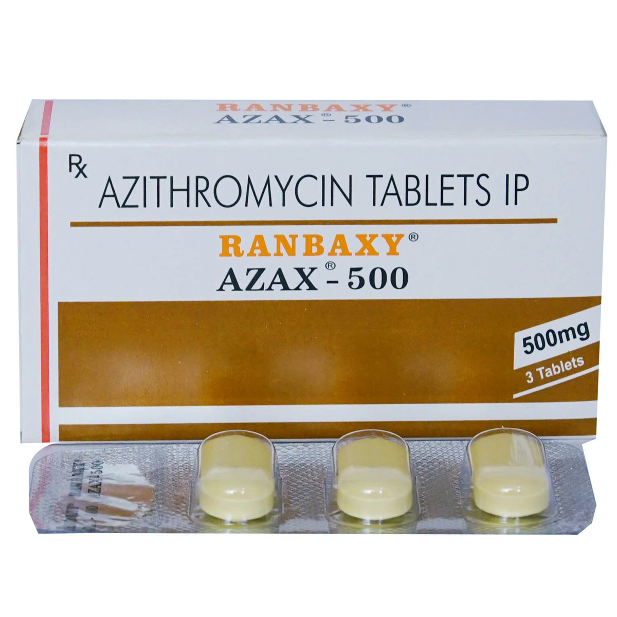 Azax-500 Tablet 3's, Pack of 3 TABLETS Azax-500 Tablet 3's, Pack of 3 TABLETS