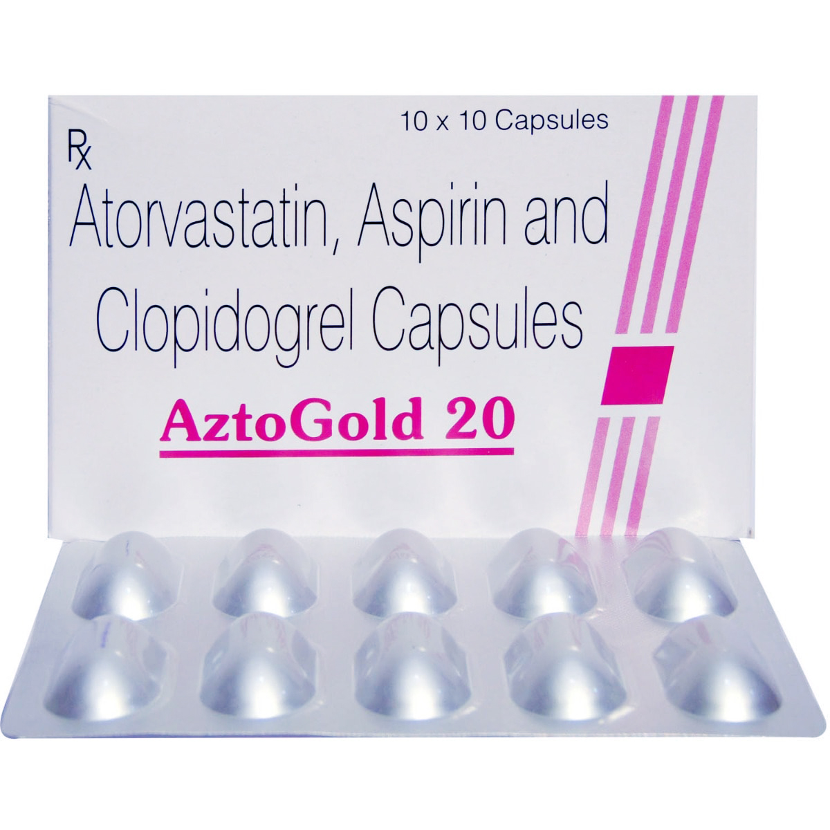 AztoGold 20 Capsule 10's, Pack of 10 CAPSULES AztoGold 20 Capsule 10's, Pack of 10 CAPSULES