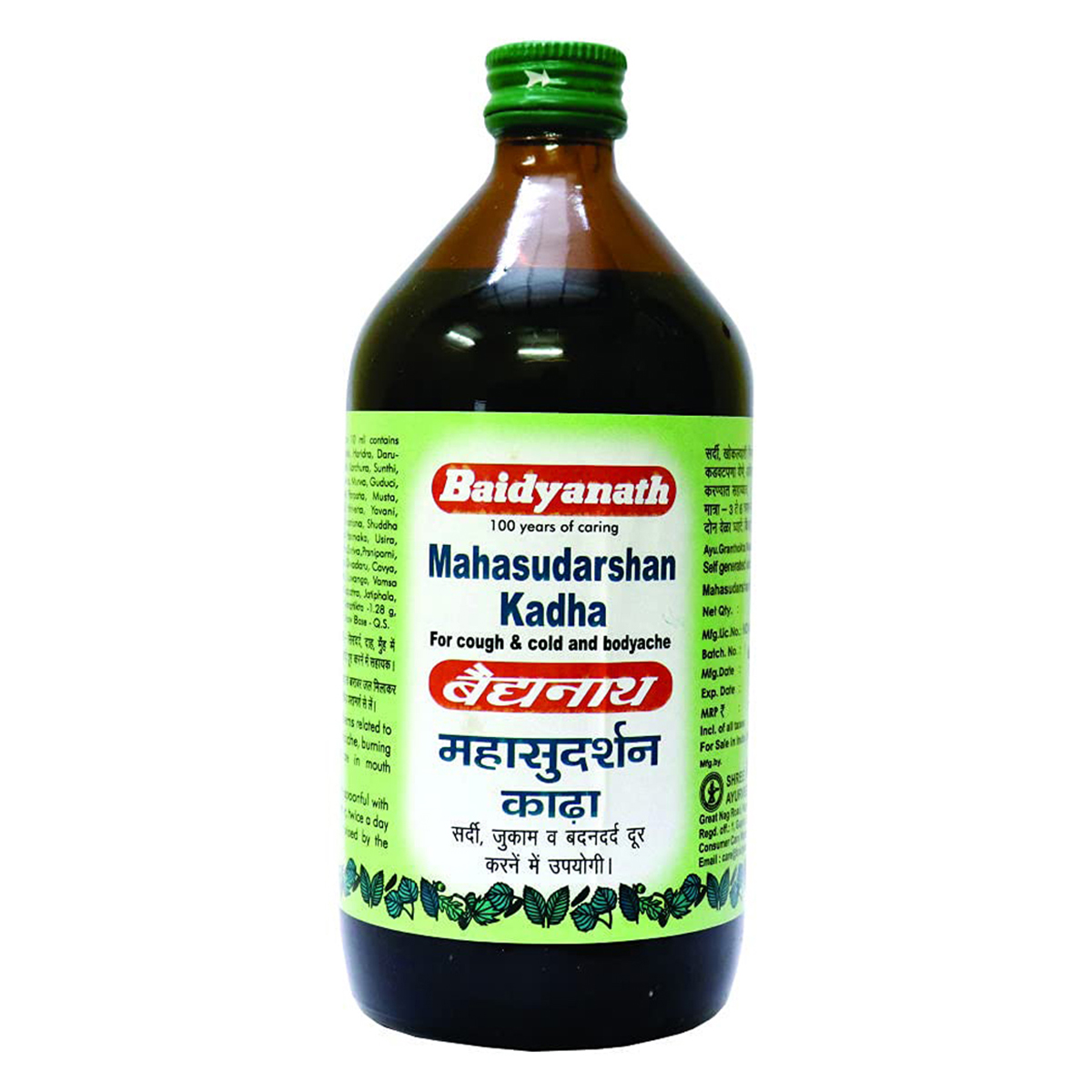Baidyanath Mahasudarshan Kadha, 450 ml, Pack of 1 Baidyanath Mahasudarshan Kadha, 450 ml, Pack of 1