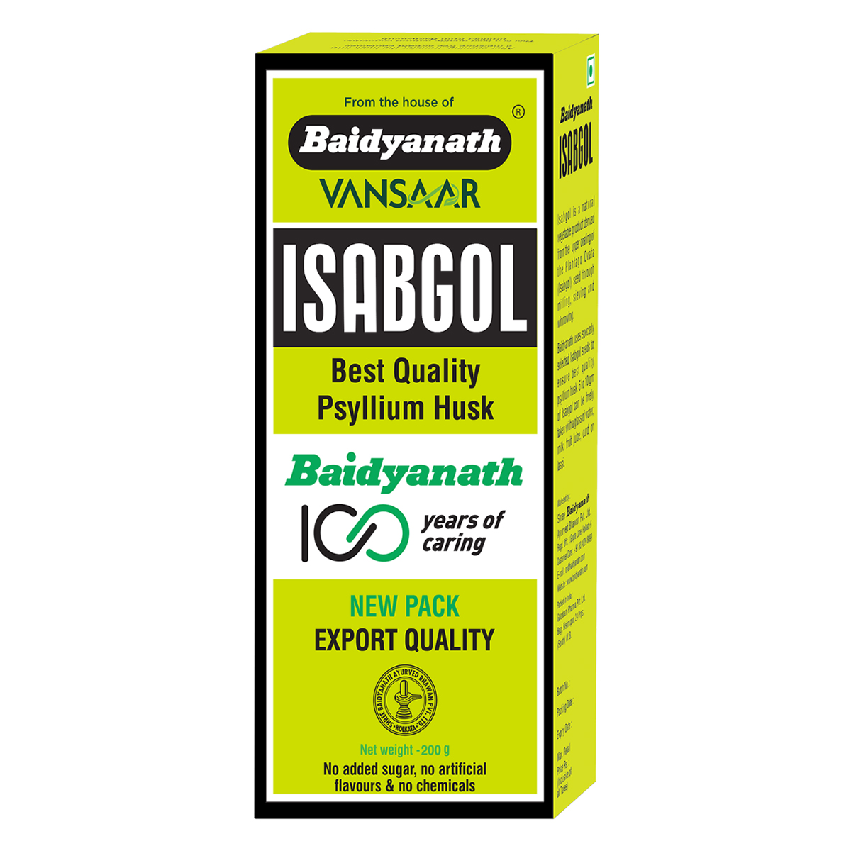 Baidyanath Vansaar Isabgol Powder, 200 gm, Pack of 1 Baidyanath Vansaar Isabgol Powder, 200 gm, Pack of 1