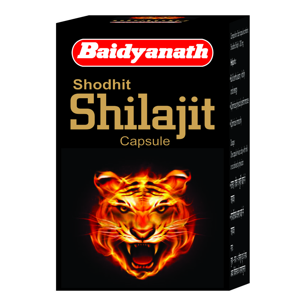 Baidyanath (Nagpur) Shodhit Shilajit, 30 Capsules, Pack of 1