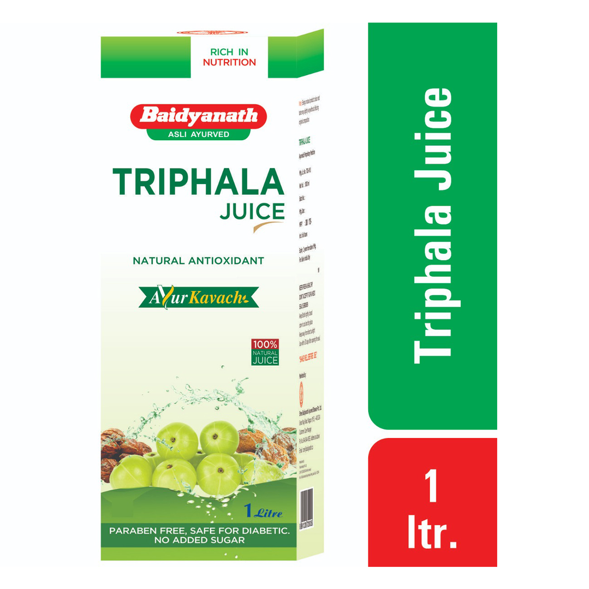 Baidyanath (Nagpur) Triphala, Juice 1 Litre, Pack of 1 Baidyanath (Nagpur) Triphala, Juice 1 Litre, Pack of 1