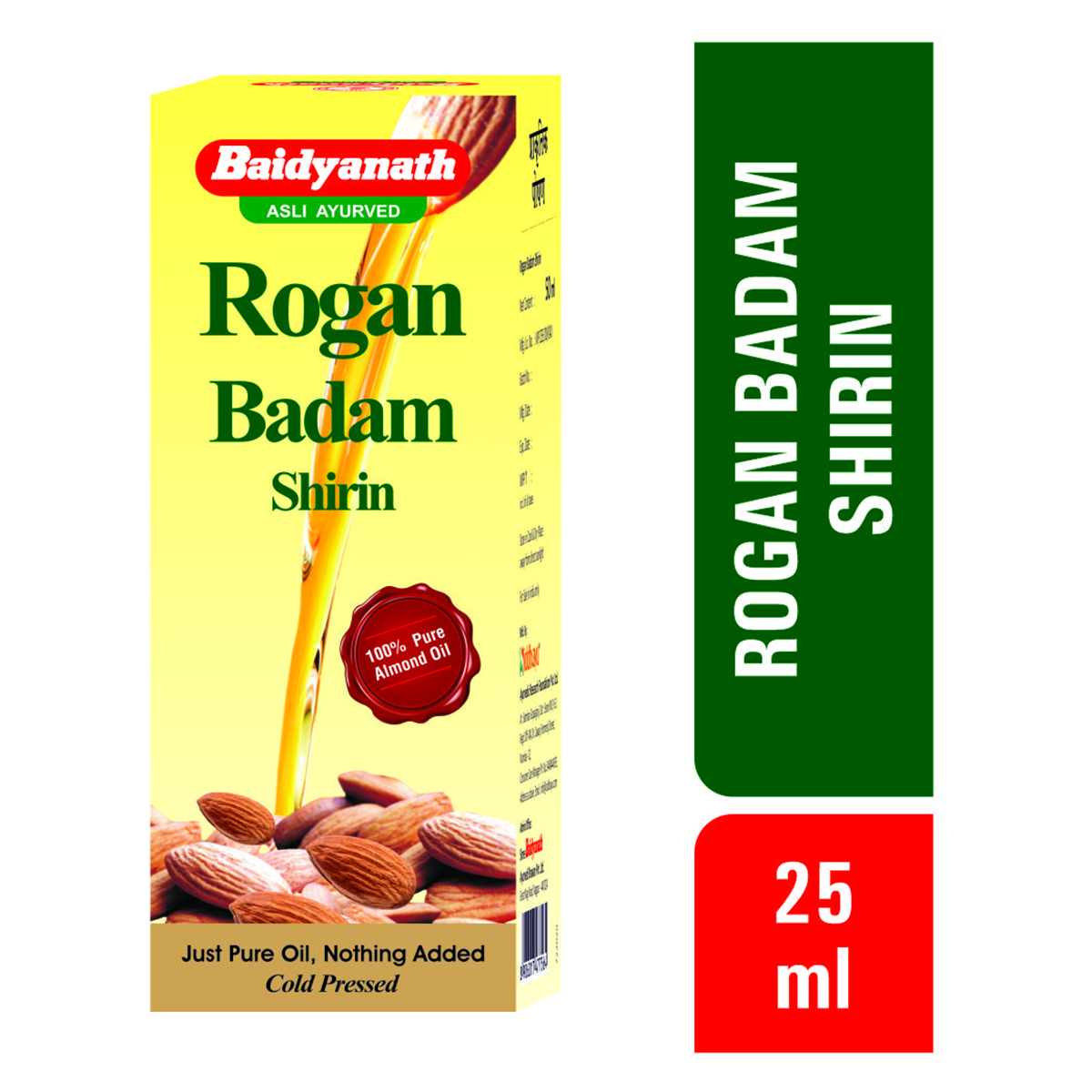 Baidyanath (Nagpur) Rogan Badam Shirin, 25 ml, Pack of 1 Baidyanath (Nagpur) Rogan Badam Shirin, 25 ml, Pack of 1