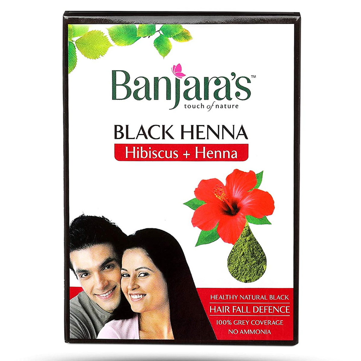 Banjaras Black Henna Hibiscus Powder, 50 gm, Pack of 1 Banjaras Black Henna Hibiscus Powder, 50 gm, Pack of 1