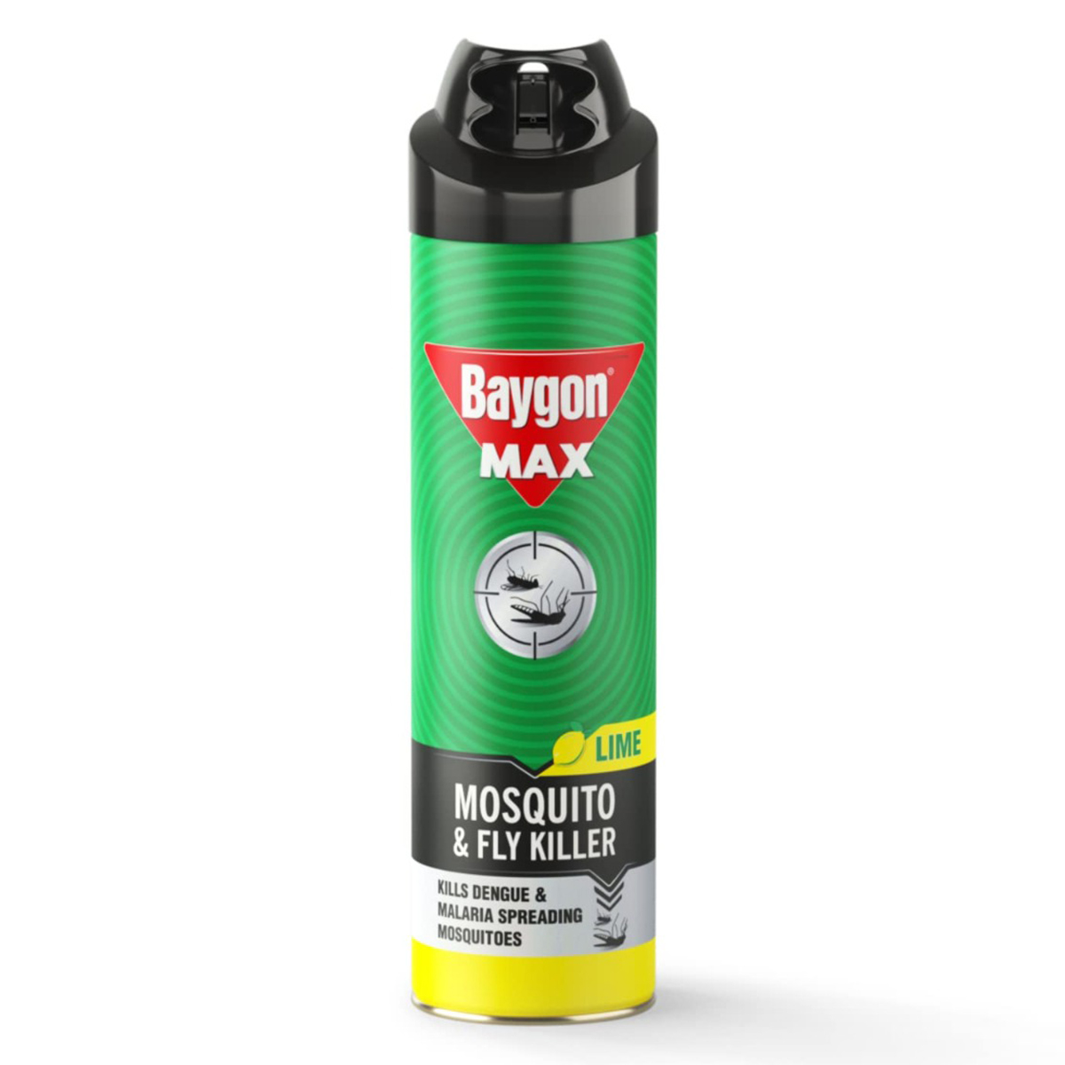Baygon Max Lime Mosquito & Fly Killer Spray, 400 ml Baygon Max Lime Mosquito & Fly Killer Spray, 400 ml
