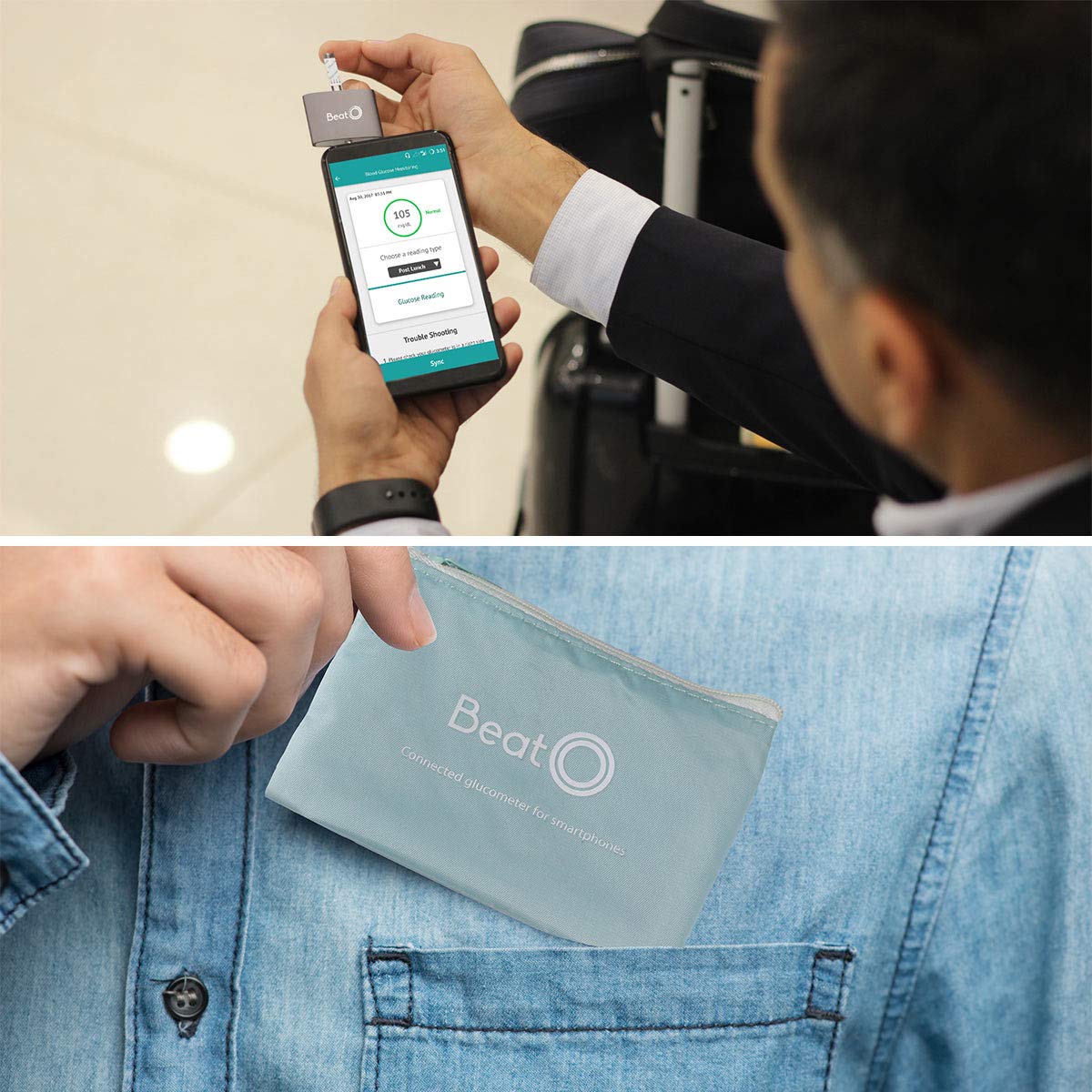 BeatO Smart Glucometer Kit with 20 Strips & 20 Lancets, 1 Count + Free 10-Day Diabetes Care Reversal Program, Pack of 1 BeatO Smart Glucometer Kit with 20 Strips & 20 Lancets, 1 Count + Free 10-Day Diabetes Care Reversal Program, Pack of 1