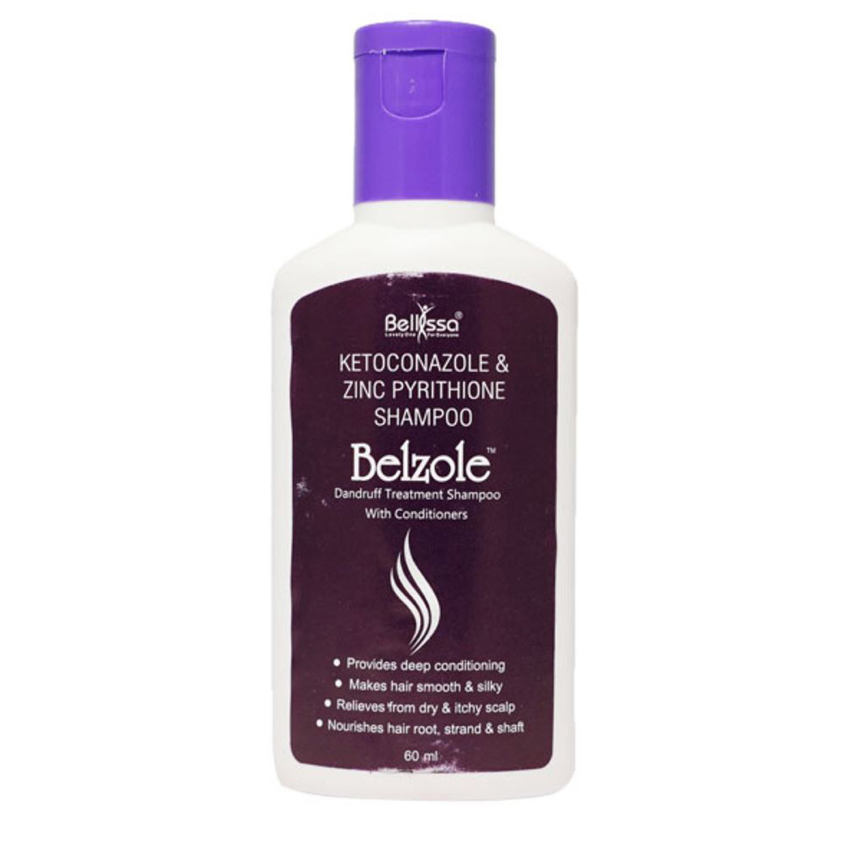 Belzole 2% Shampoo, 60 ml, Pack of 1 Belzole 2% Shampoo, 60 ml, Pack of 1