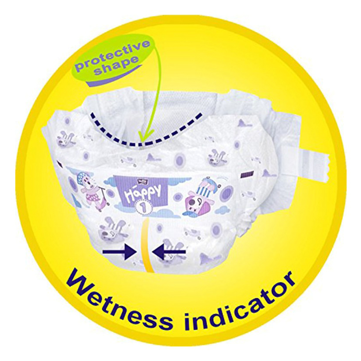 Bella Baby Happy Diapers XS, 24 Count, Pack of 1 Bella Baby Happy Diapers XS, 24 Count, Pack of 1