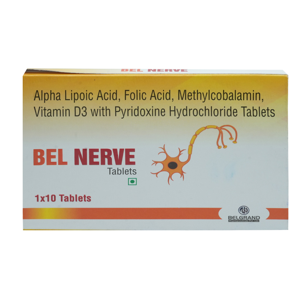 Bel Nerve Tablet 10's, Pack of 10 TABLETS Bel Nerve Tablet 10's, Pack of 10 TABLETS