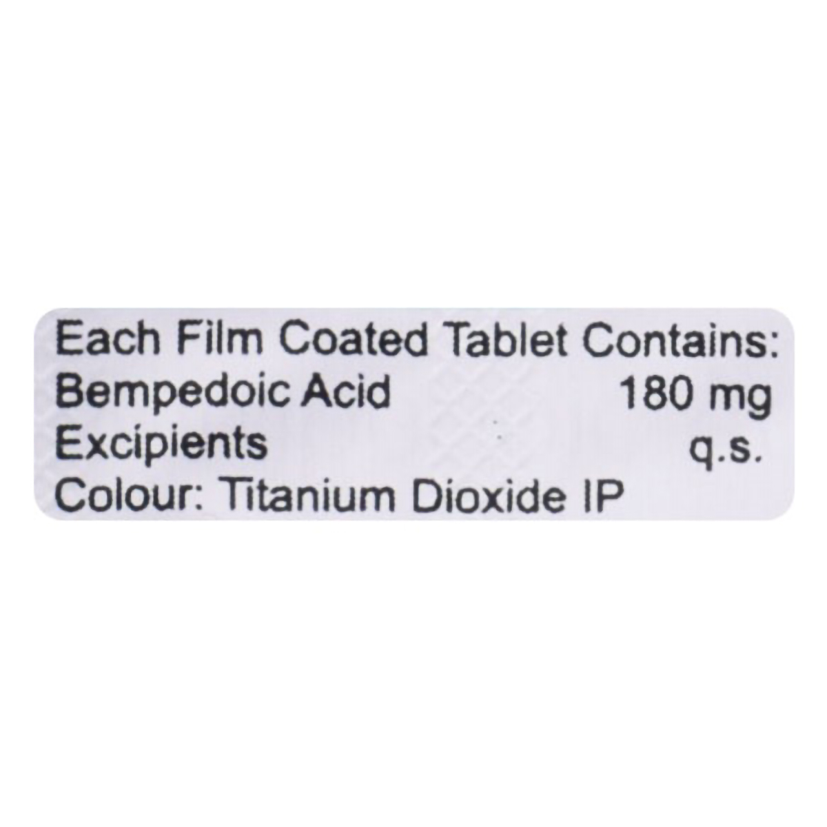 Bemdac 180 mg Tablet 10's, Pack of 10 TabletS Bemdac 180 mg Tablet 10's, Pack of 10 TabletS