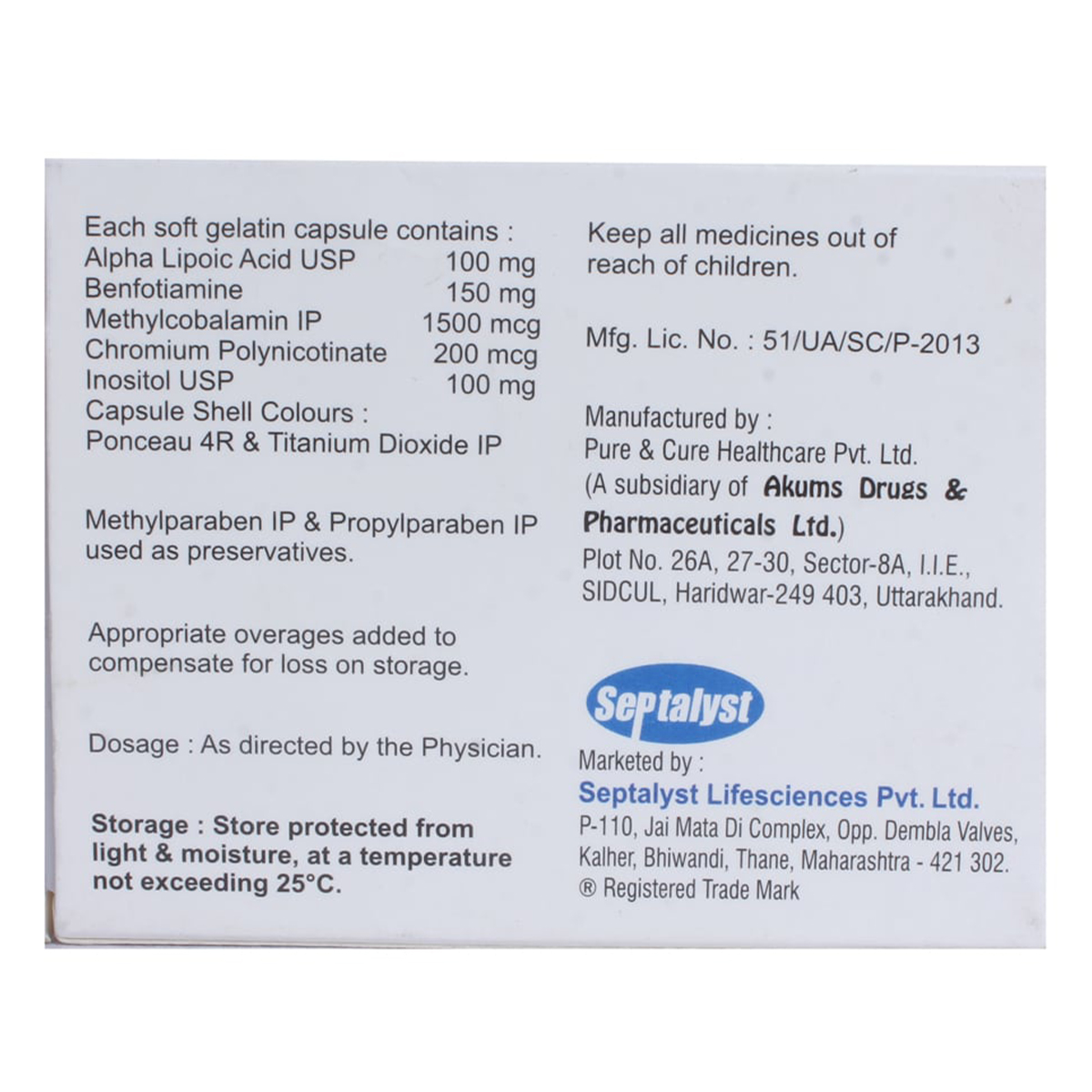 Benfolyst Capsule 10's, Pack of 10 Benfolyst Capsule 10's, Pack of 10