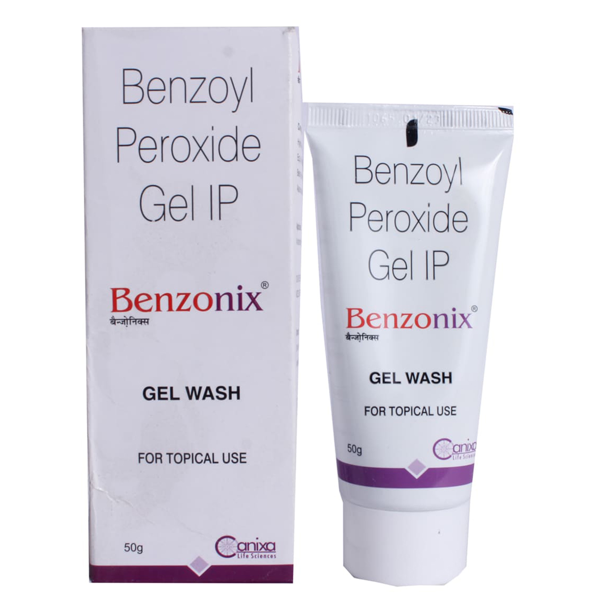 Benzonix Gel Wash 50 gm | Benzoyl Peroxide | For Treatment Of Acne & Pimples, Pack of 1 GEL Benzonix Gel Wash 50 gm | Benzoyl Peroxide | For Treatment Of Acne & Pimples, Pack of 1 GEL