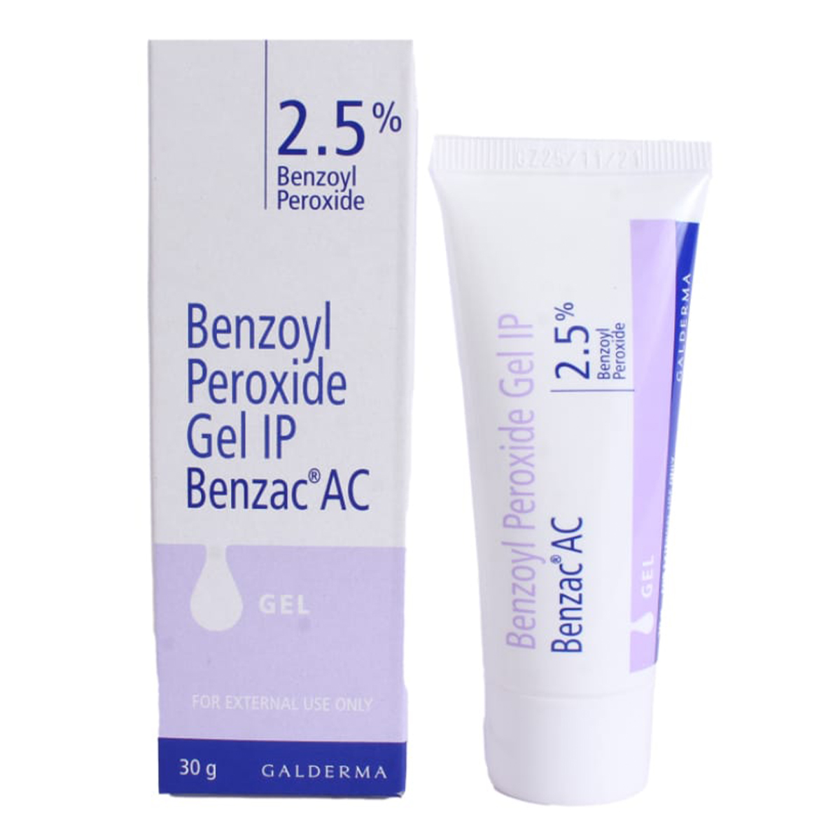 Benzac AC 2.5% Gel 30 gm, Pack of 1 GEL Benzac AC 2.5% Gel 30 gm, Pack of 1 GEL