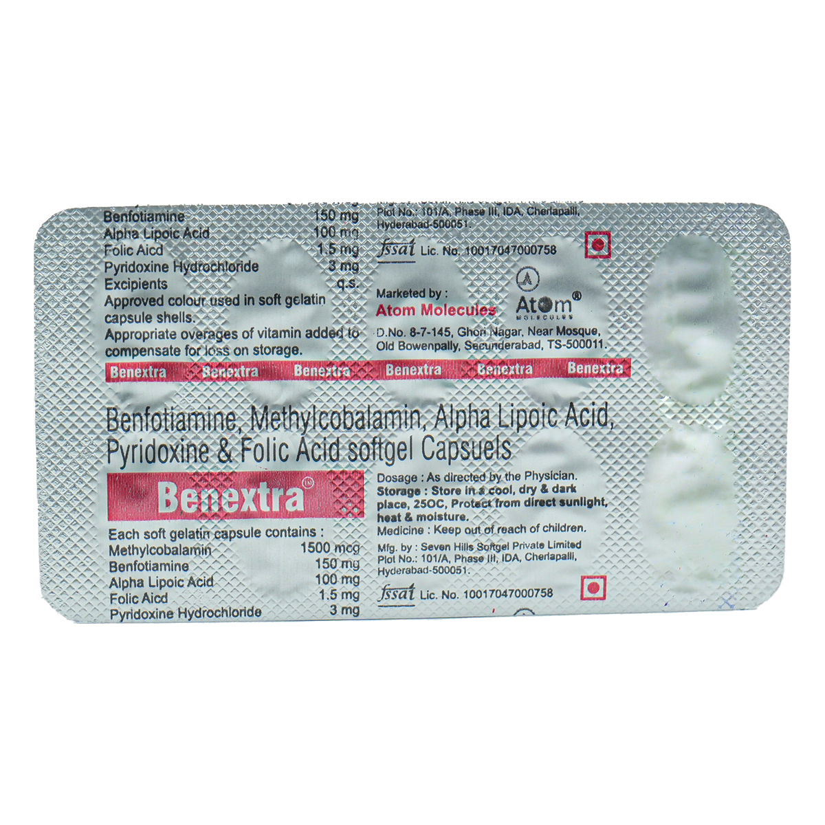 Benextra Softgel Capsule 10's, Pack of 10 CapsuleS Benextra Softgel Capsule 10's, Pack of 10 CapsuleS