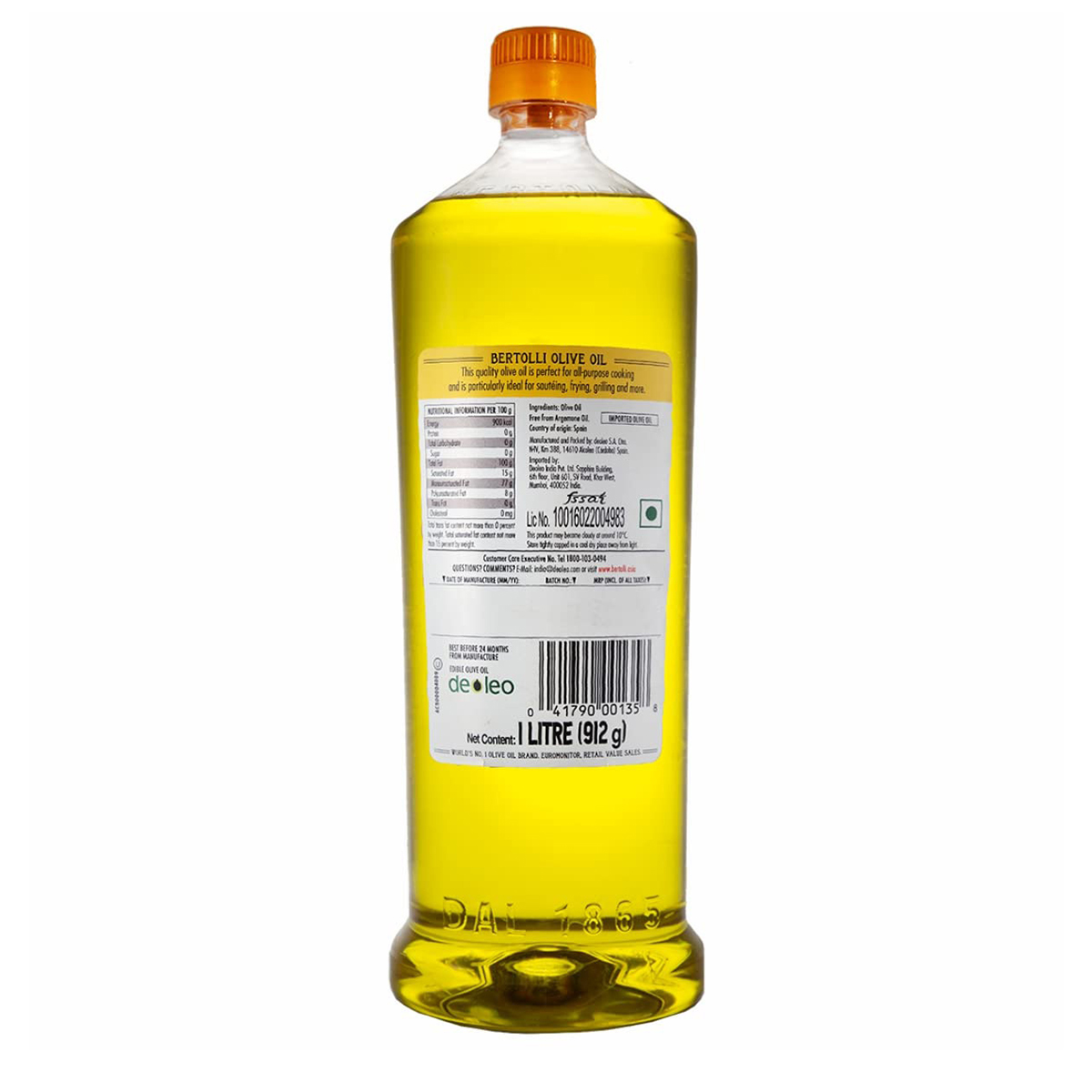 Bertoli Classico Olive Oil, 1 Litre, Pack of 1 Bertoli Classico Olive Oil, 1 Litre, Pack of 1