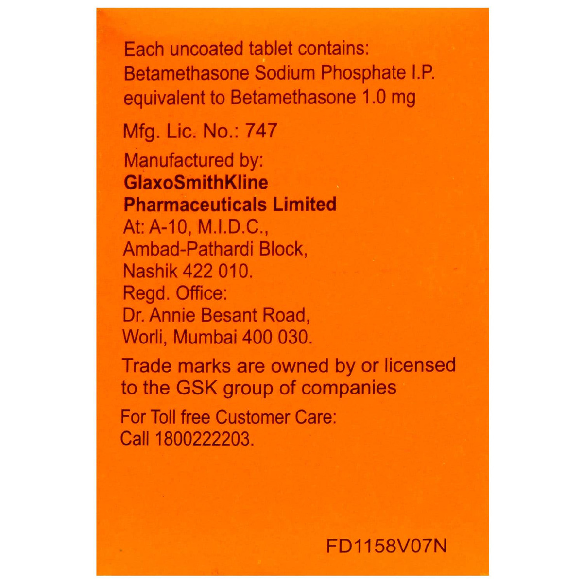 Betnesol Forte Tablet 20's, Pack of 20 TABLETS Betnesol Forte Tablet 20's, Pack of 20 TABLETS