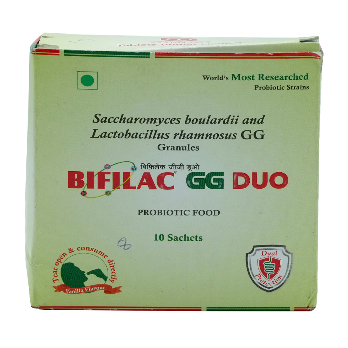 Buy Bifilac GG DUO Sachet Vanilla 1 gm Online