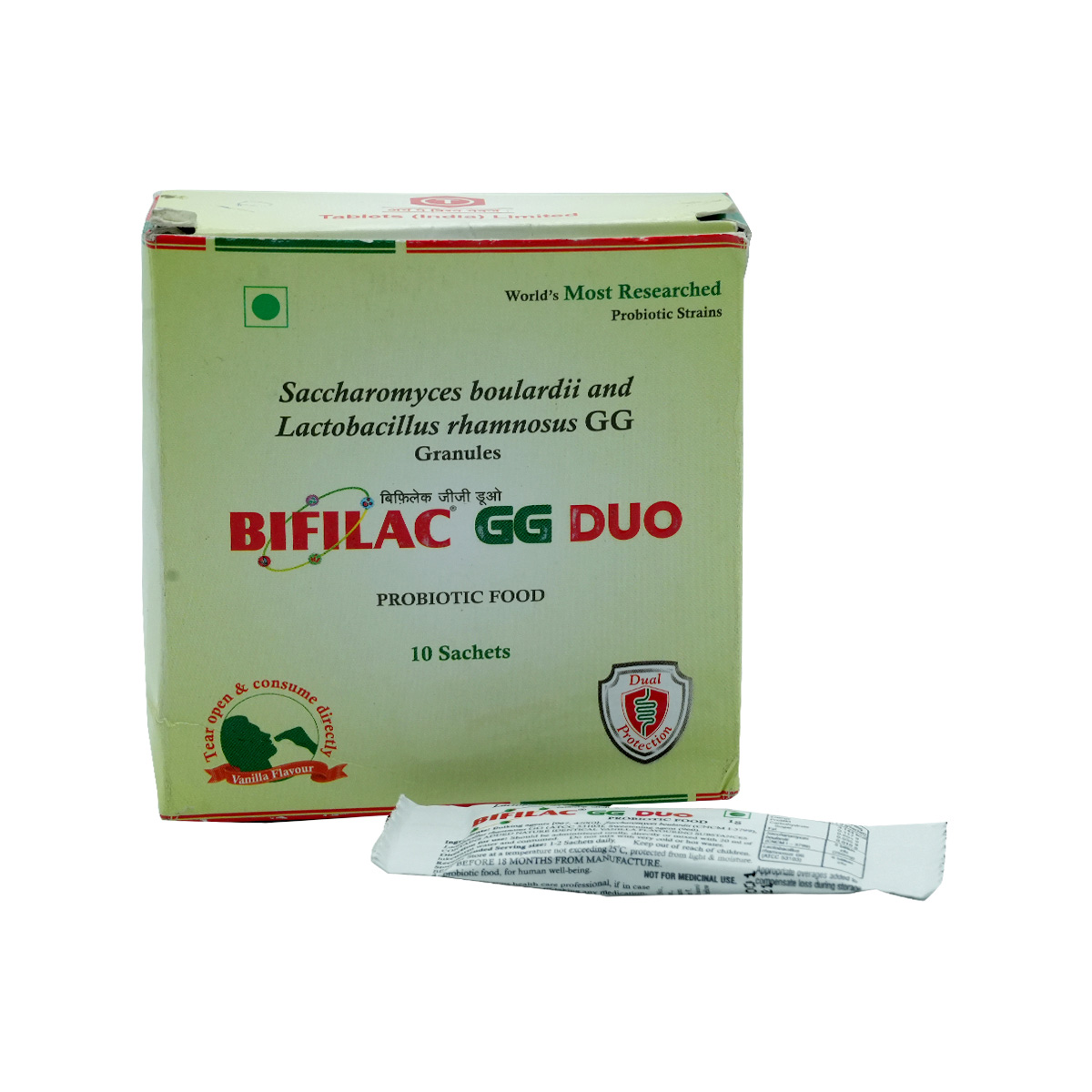 Bifilac GG DUO Vanilla Sachet 1 gm, Pack of 1 Powder Bifilac GG DUO Vanilla Sachet 1 gm, Pack of 1 Powder