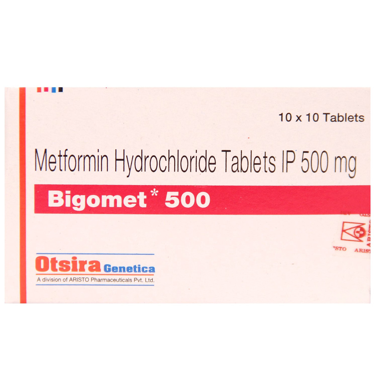 Buy Bigomet 500 Tablet 10's Online