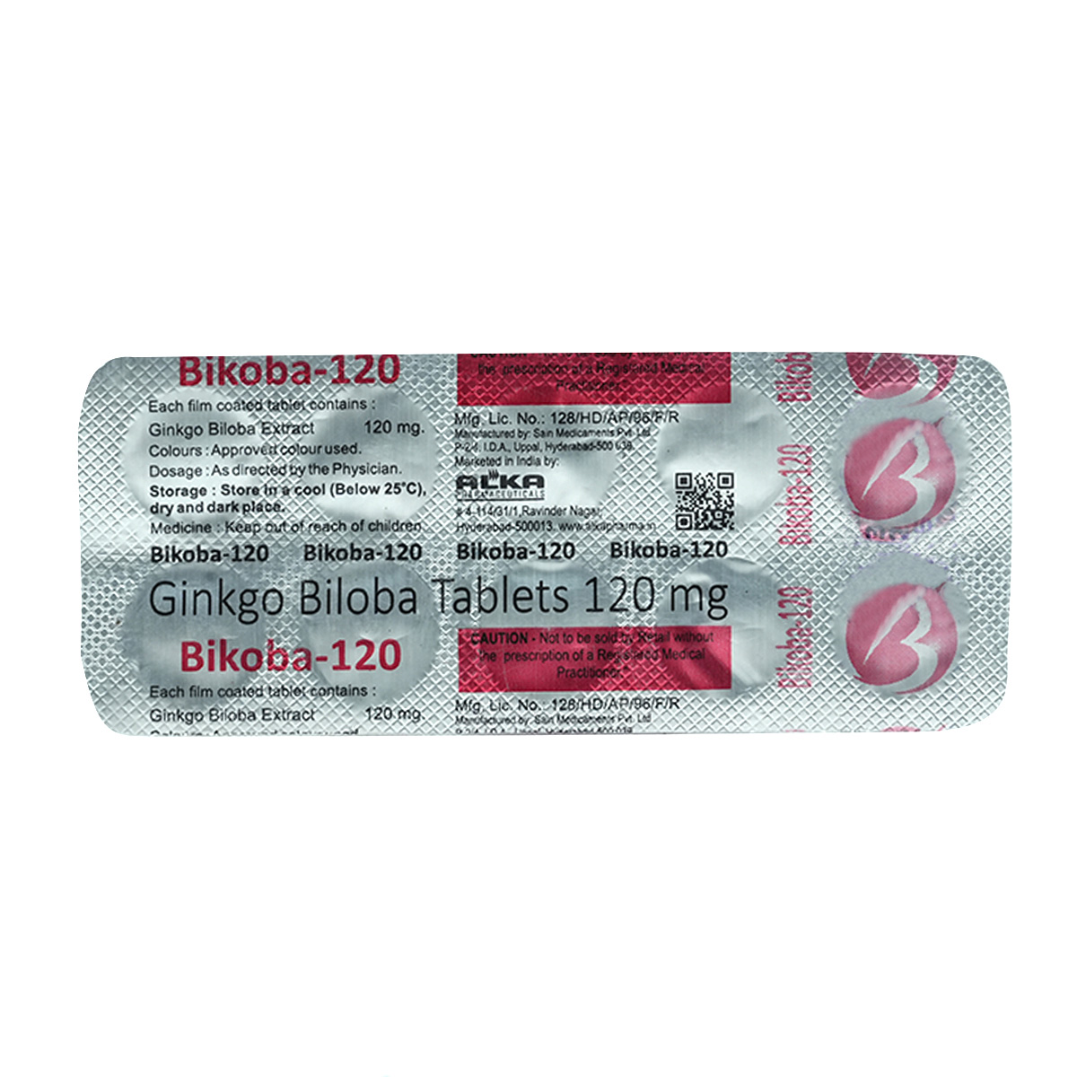 Buy Bikoba-120 Tablet 10's Online