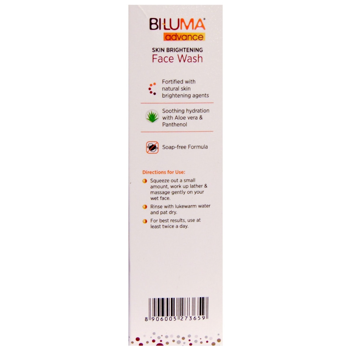 Biluma Advance Skin Brightening Face Wash 100 ml | Vitamin E, Aloe Vera & Panthenol | For Glowing Skin | Provides Soothing Hydration, Pack of 1 Biluma Advance Skin Brightening Face Wash 100 ml | Vitamin E, Aloe Vera & Panthenol | For Glowing Skin | Provides Soothing Hydration, Pack of 1