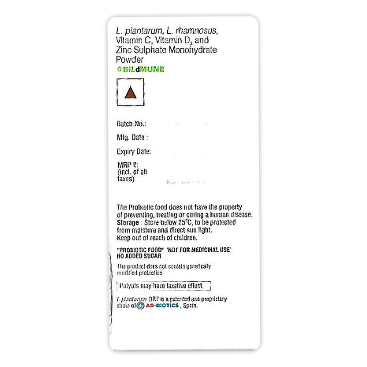 Bildmune Sachet 0.6 gm, Pack of 1 Bildmune Sachet 0.6 gm, Pack of 1