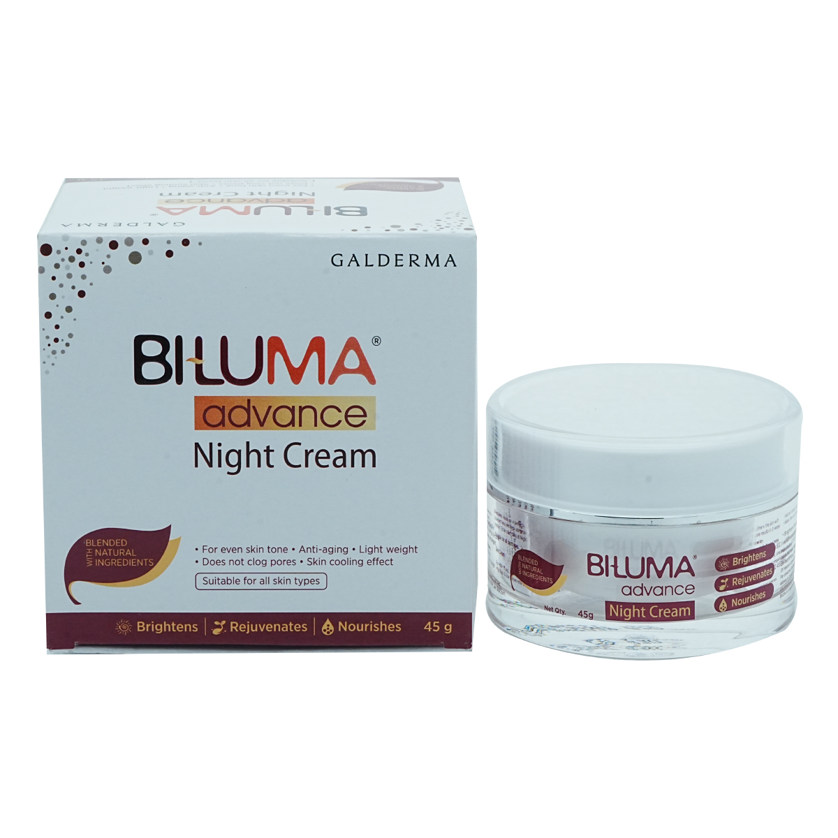 Biluma Advance Night Cream 45 gm, Pack of 1 Biluma Advance Night Cream 45 gm, Pack of 1