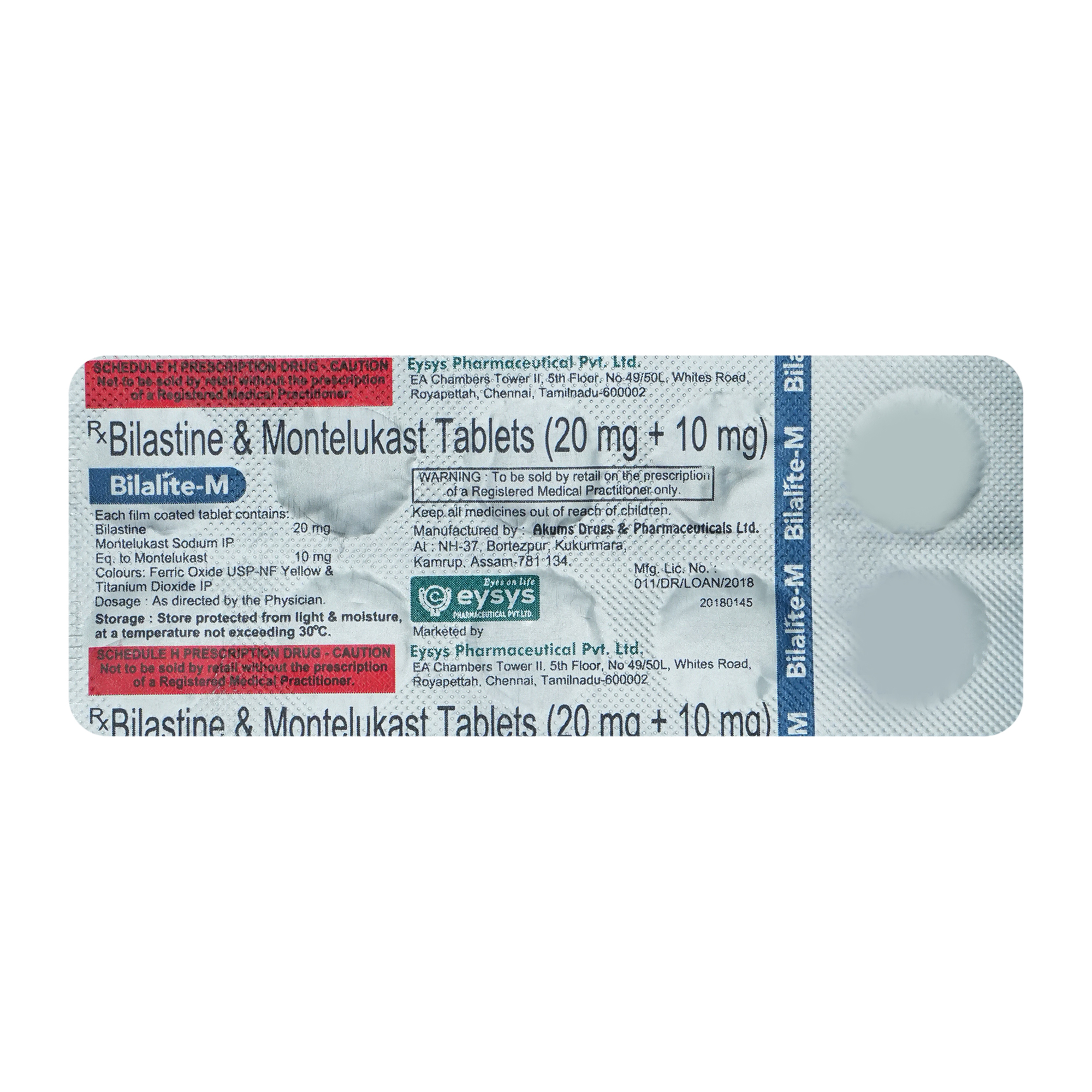 Bilalite-M Tablet 10's, Pack of 10 TabletS Bilalite-M Tablet 10's, Pack of 10 TabletS