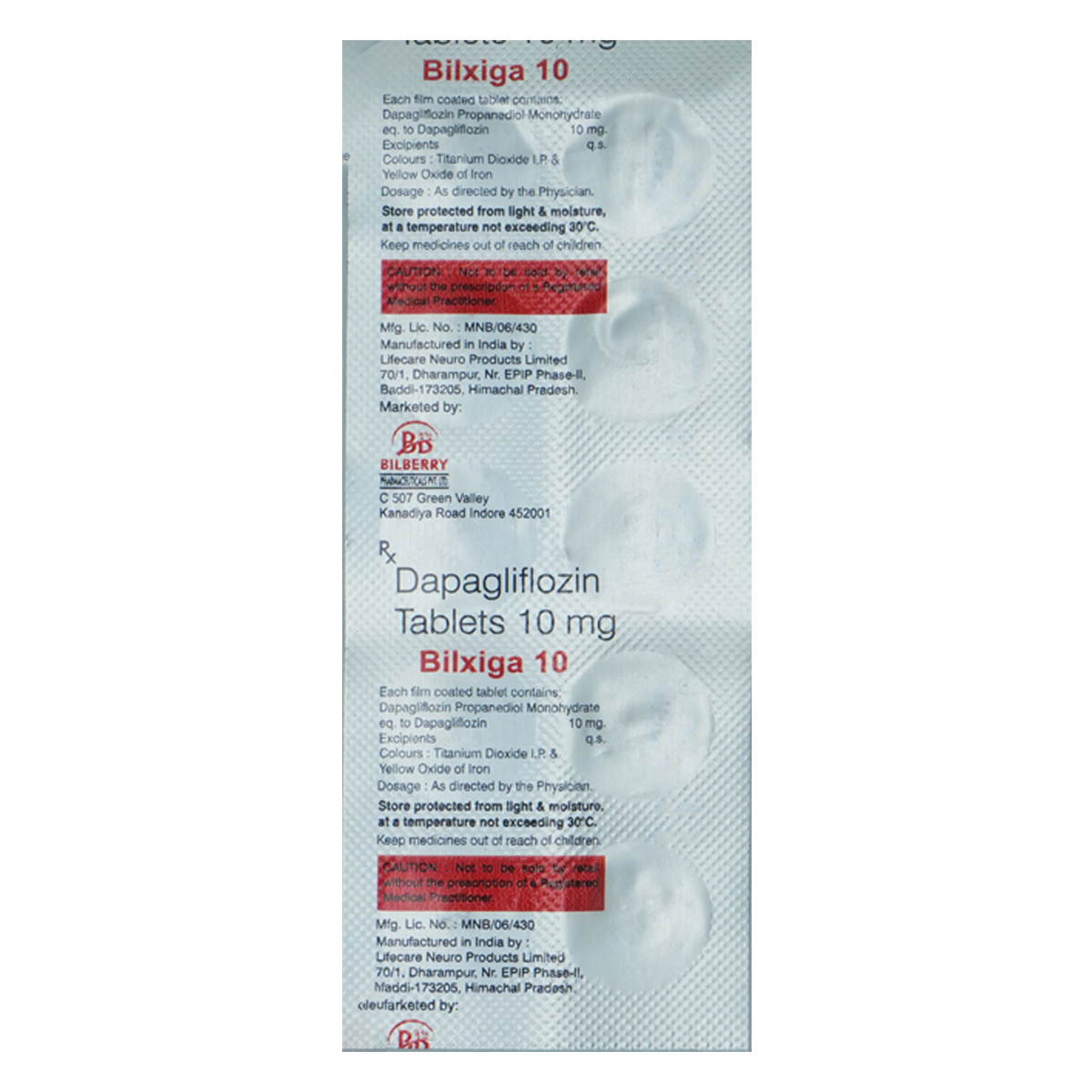 Buy Bilxiga 10 Tablet 10's Online